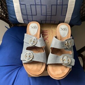 Söfft Chambray Suede Sandals